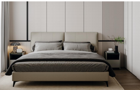 PU Leather Bed